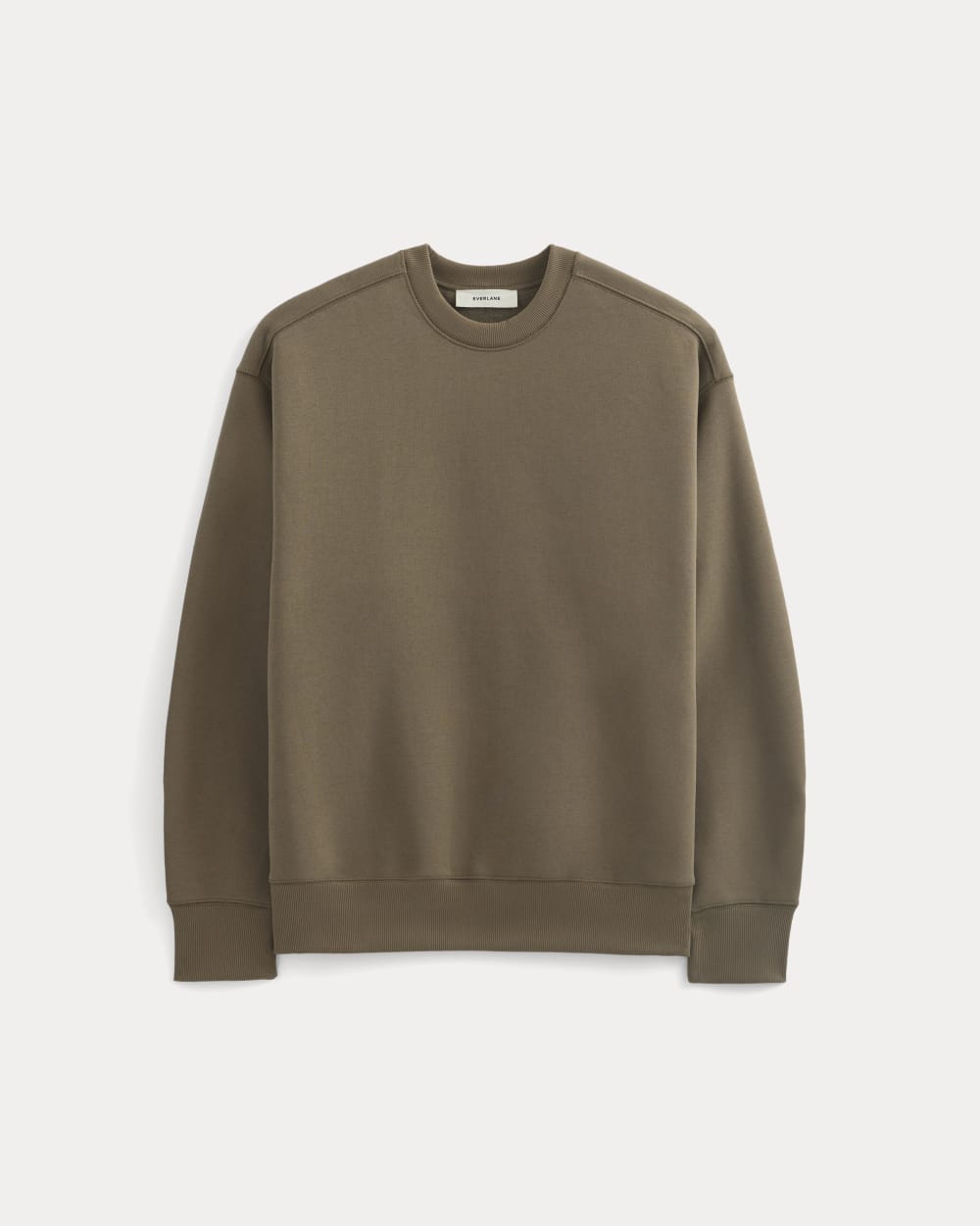 Luxe Fleece Crew Pullover | Deep Taupe - Image 2