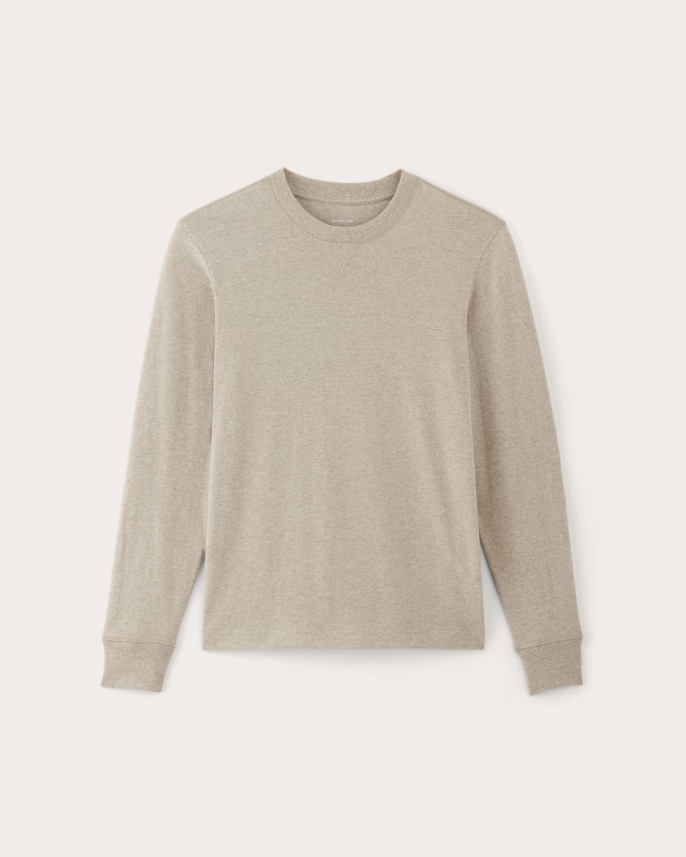 The Premium-Weight Relaxed Crew | Heathered Oatmeal - Image 2