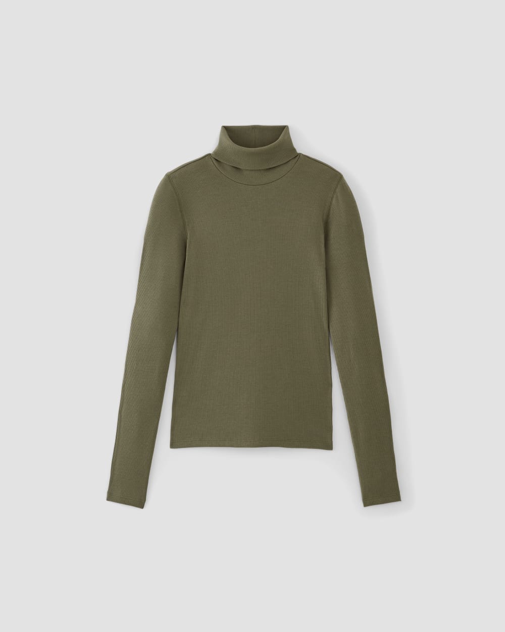 The Luxe Rib Turtleneck | Kalamata - Image 6