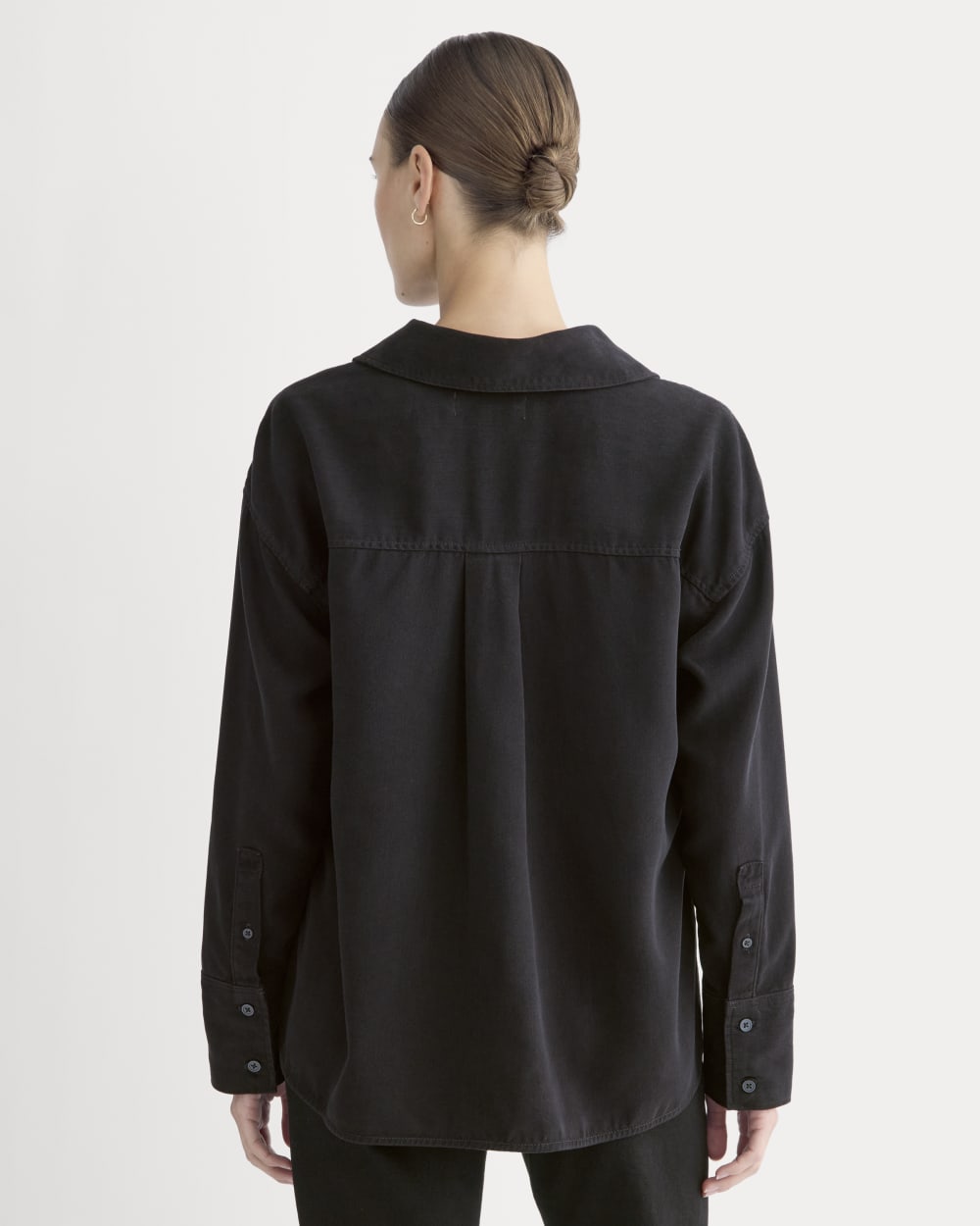 Boxy Shirt in Buttersoft | Black - Image 5