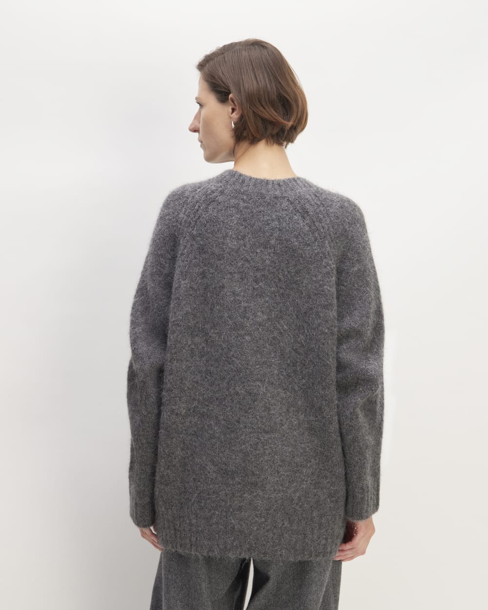 The SuperFuzz Alpaca Crew | Dark Charcoal - Image 6