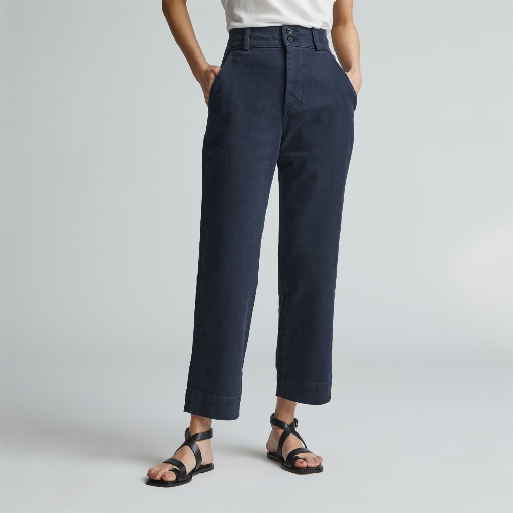 The Organic Straight-Leg Pant | Navy - Image 3