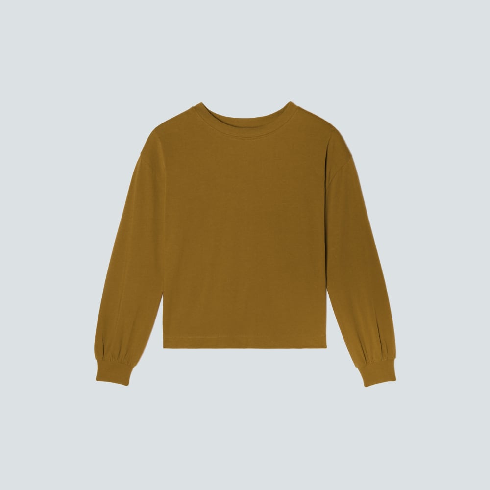 The Organic Cotton Long-Sleeve Tee | Tapenade