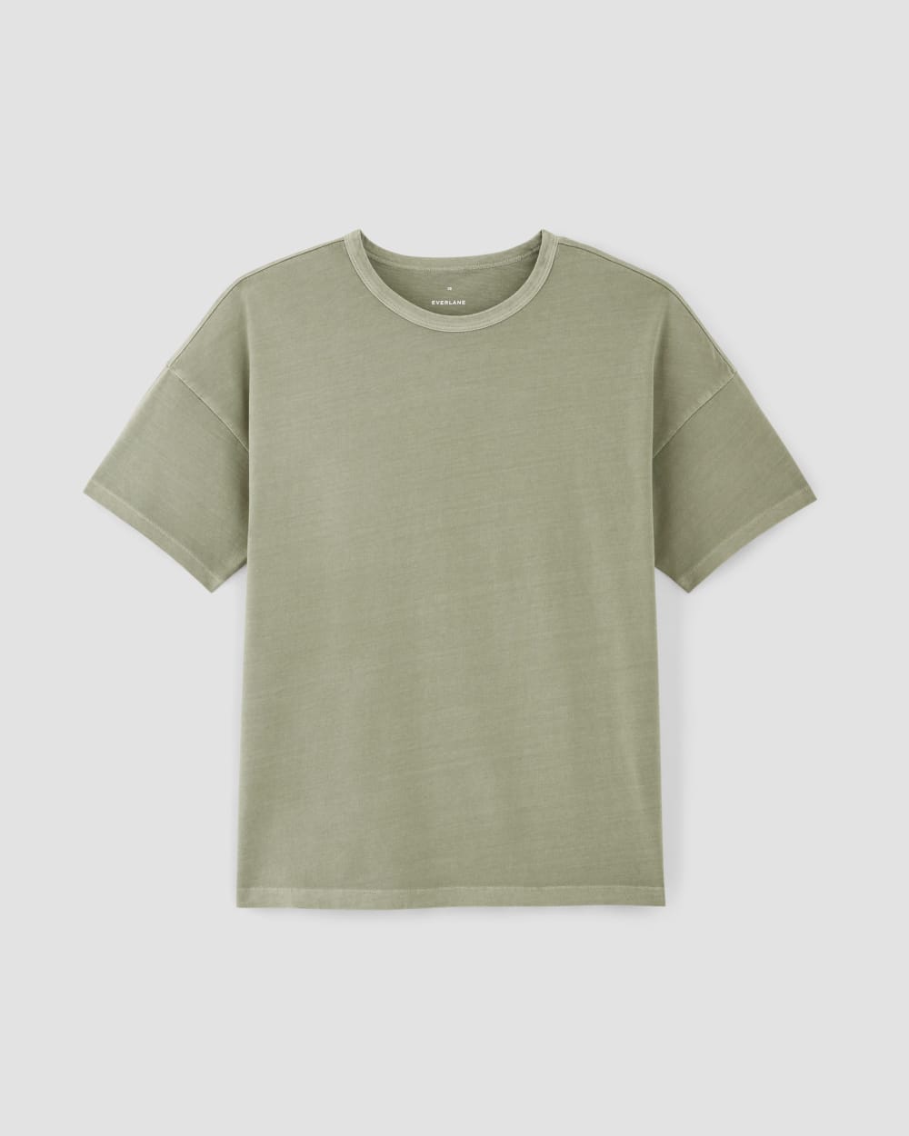 The Boyfriend Tee in Essential Cotton | Seagrass - Image 2