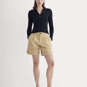 The Pleated Chino Short | Classic Khaki