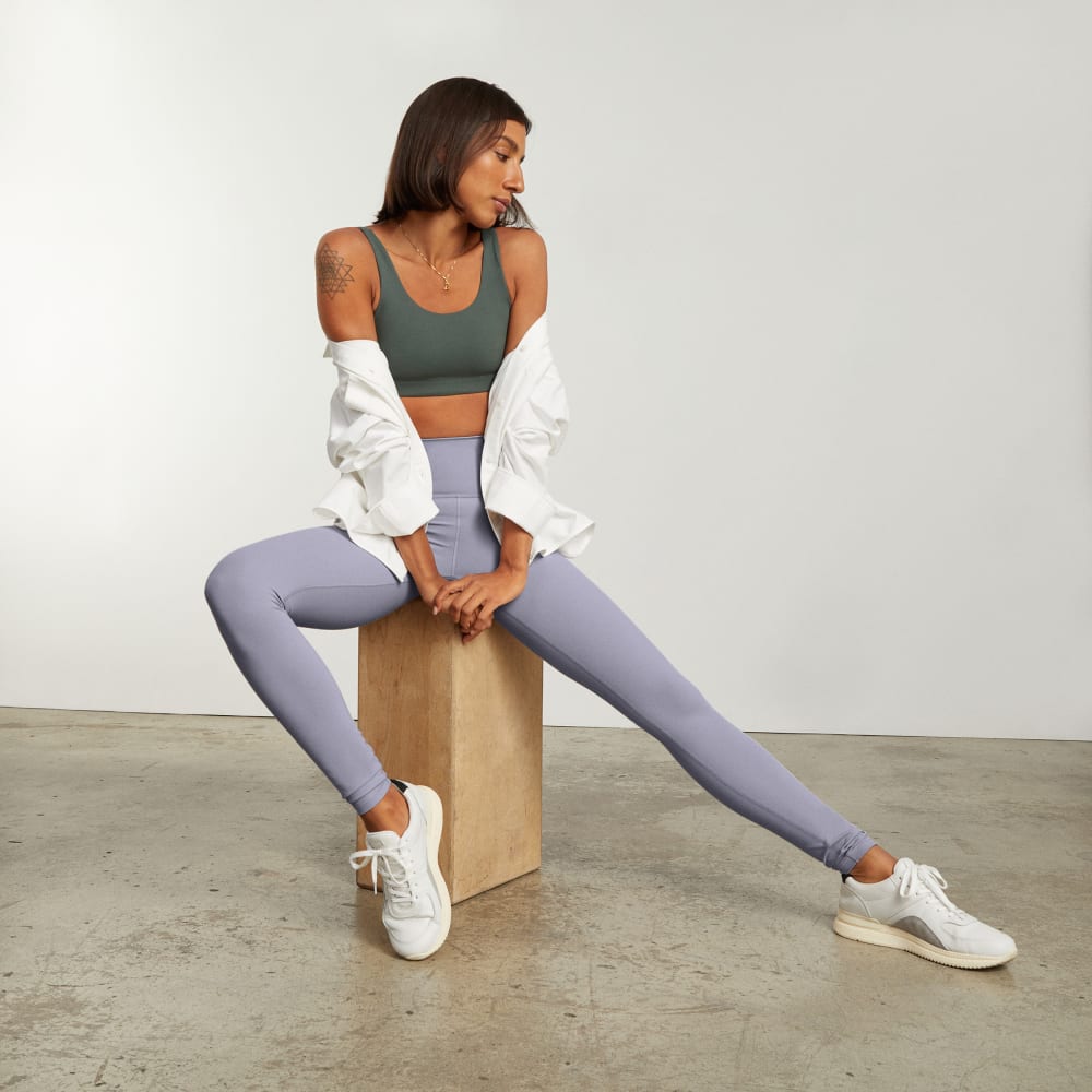 The Perform 24/7 Legging | Lilac Grey | 28 Inseam - Image 6