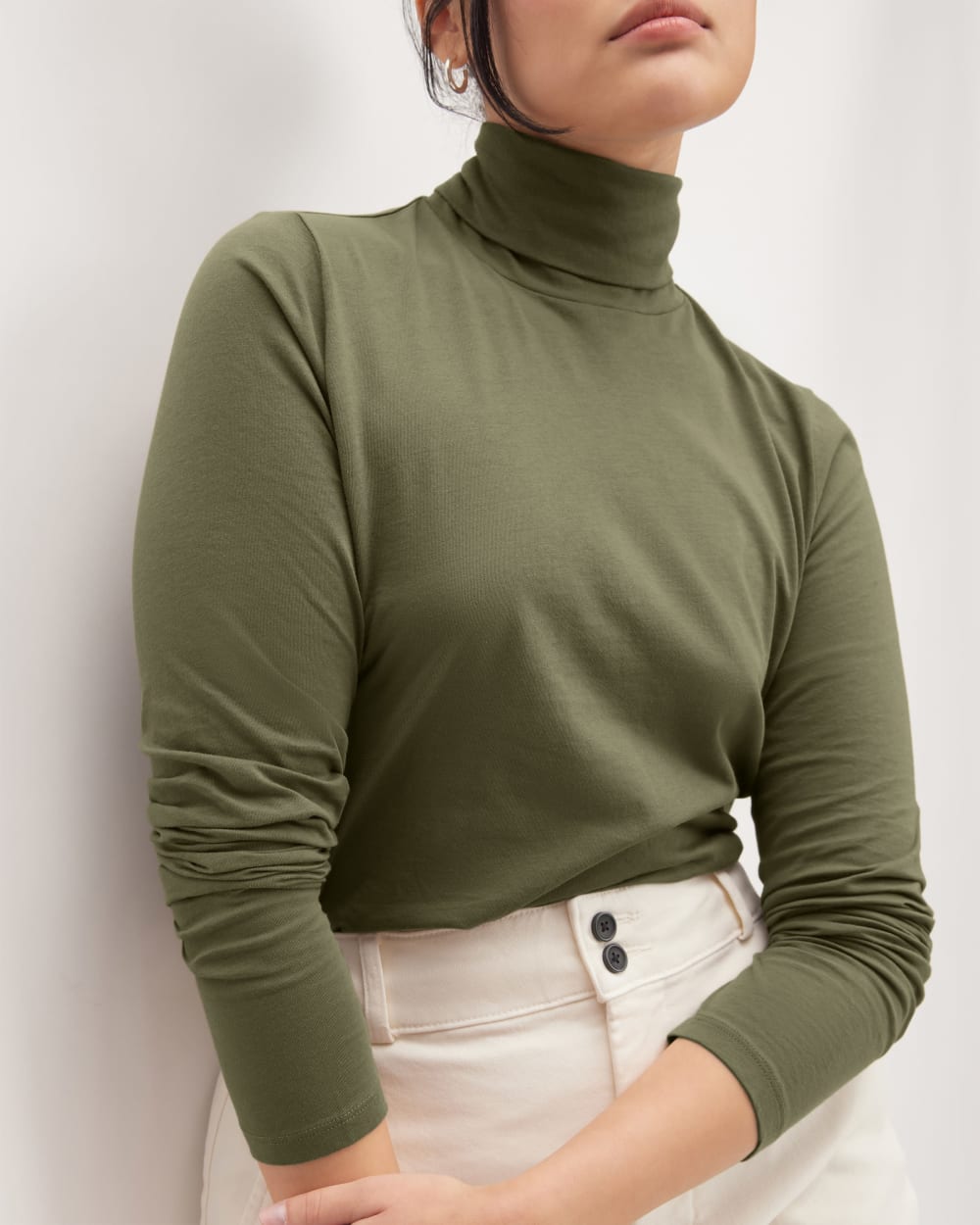 The Organic Cotton Turtleneck | Kalamata - Image 5