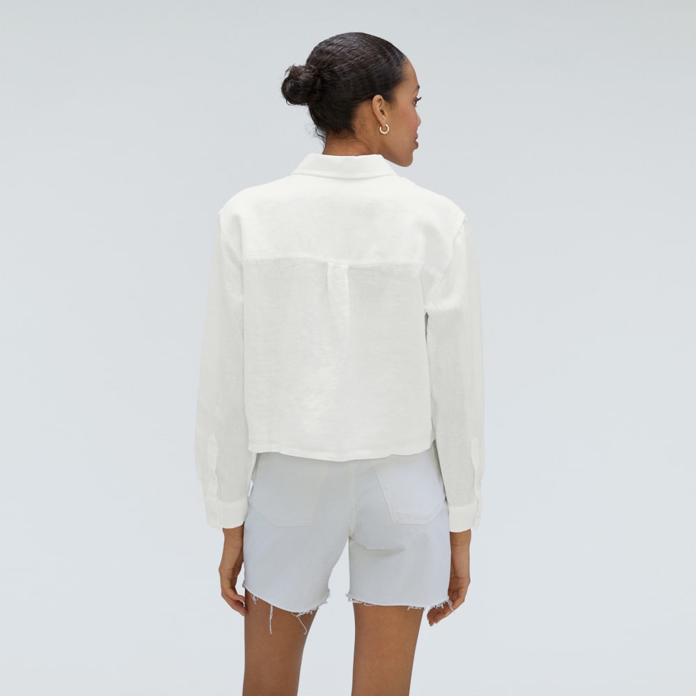 The Linen Way Short Shirt | White - Image 3