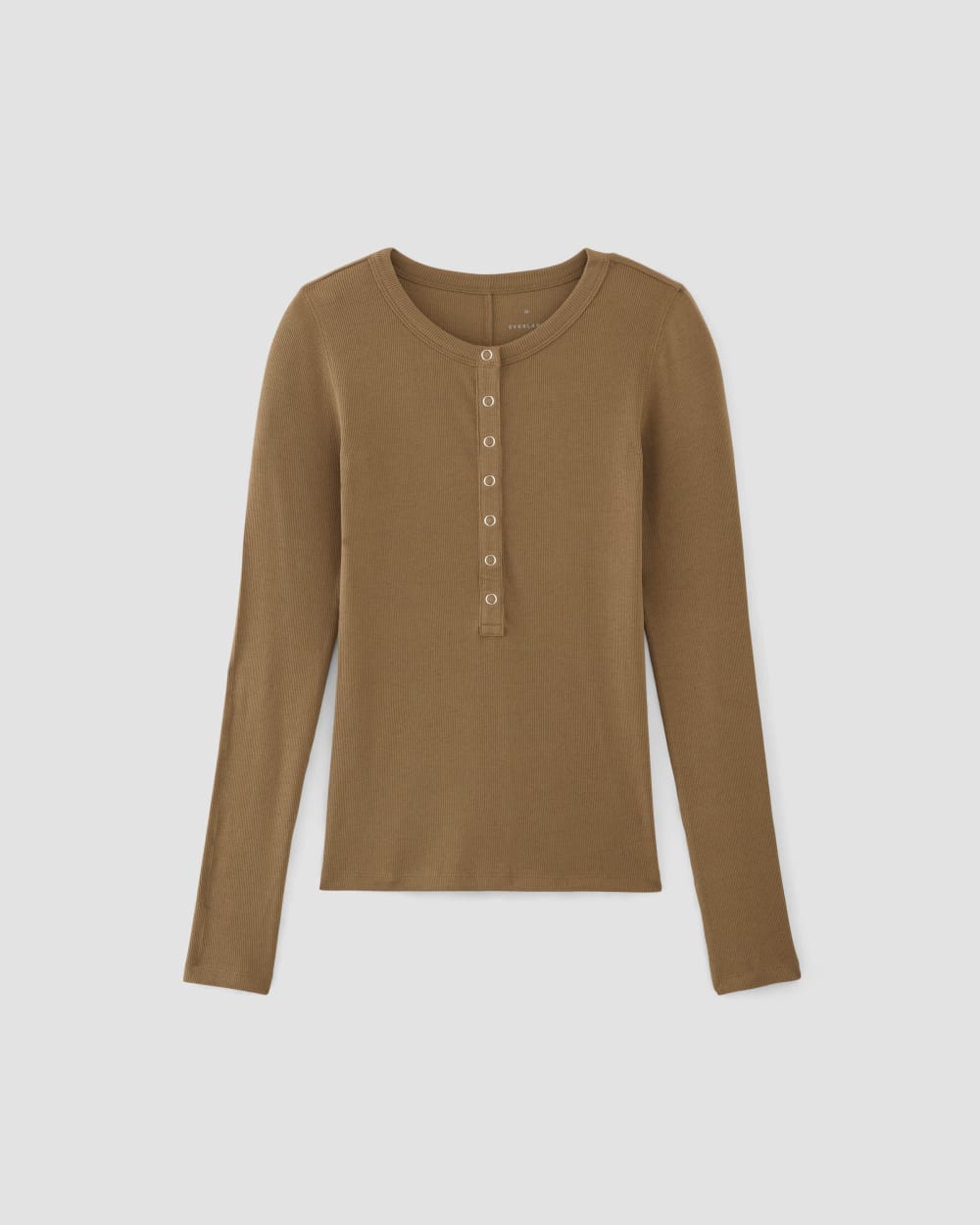 The Luxe Rib Henley | Toasted Coconut - Image 2