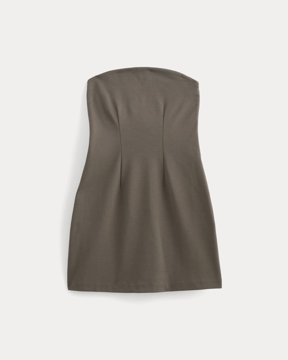 The Dream Strapless Mini Dress | Deep Taupe - Image 2