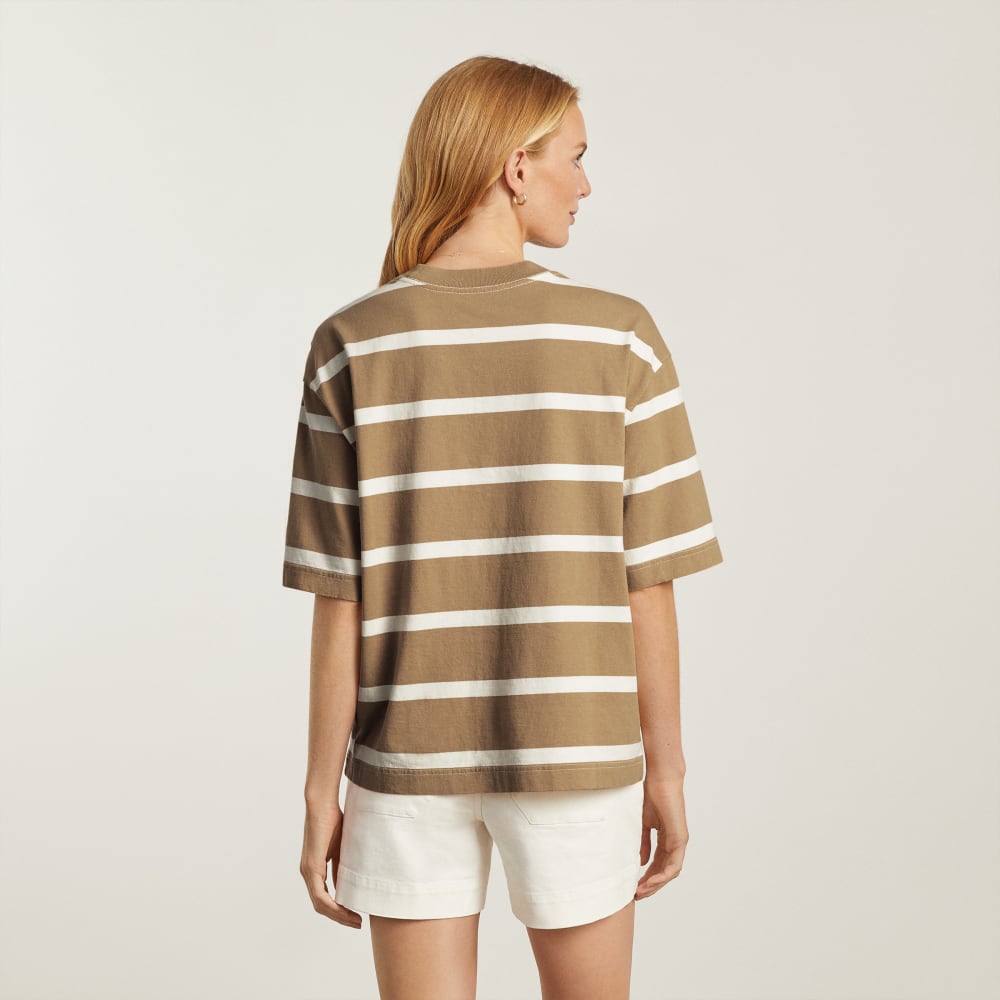 The Premium Weight Relaxed Tee | Iced Coffee / Tan - Image 3