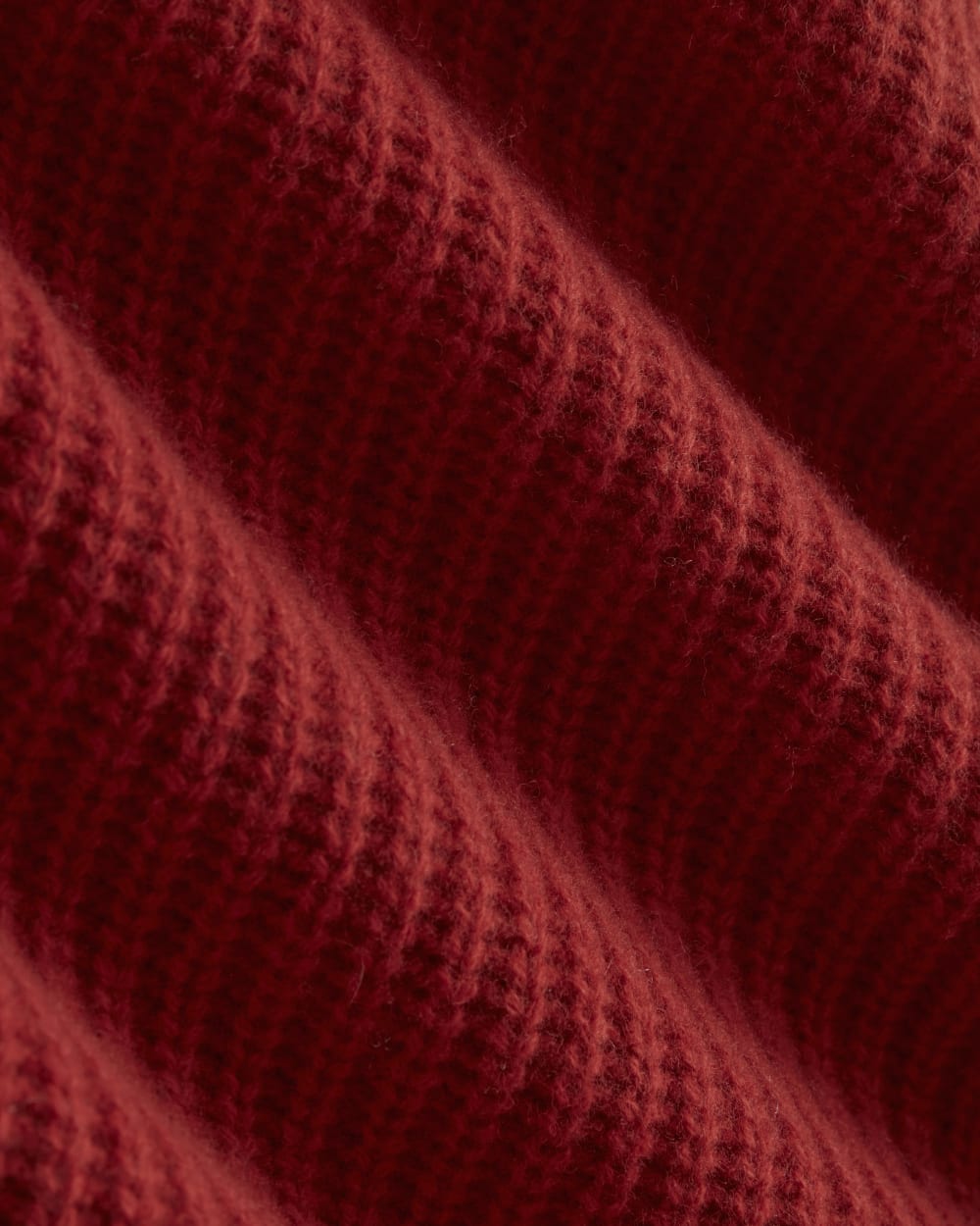 Half-Zip Sweater in Luxe Merino | Berry Red - Image 6