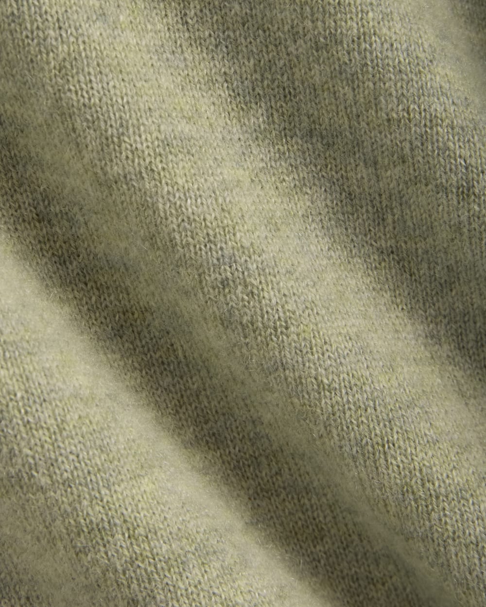 The Classic Crew in Cashmere | Light Heathered Moss - Image 6