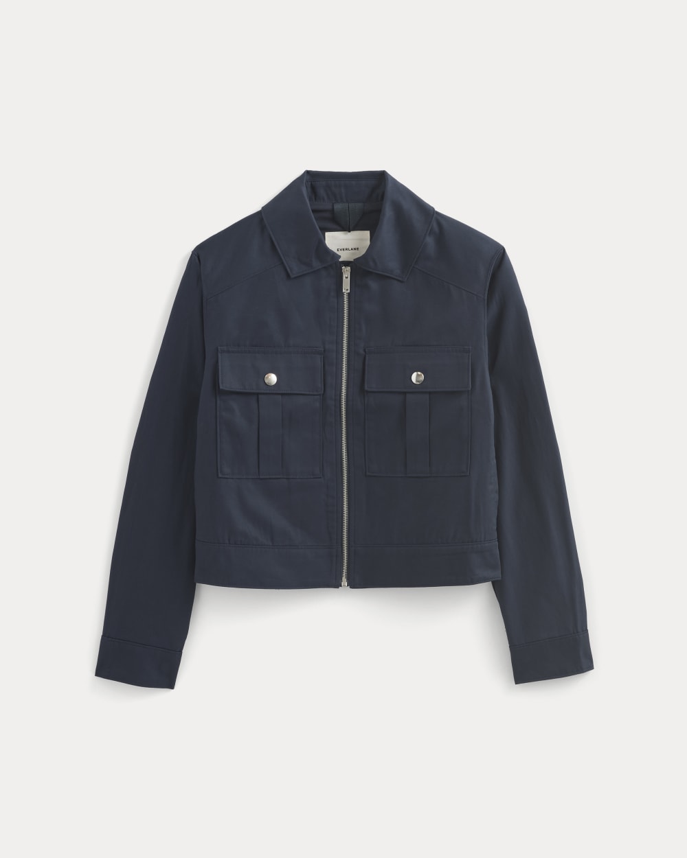 The Cropped Utility Jacket | Navy - Image 2