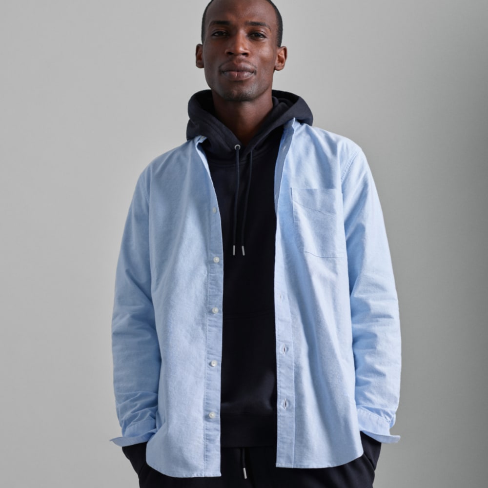 The Standard Fit Japanese Oxford Shirt | Uniform | Light Blue | Standard - Image 3