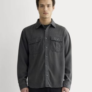 The Utility Shirt Jacket in Buttersoft | Graphite