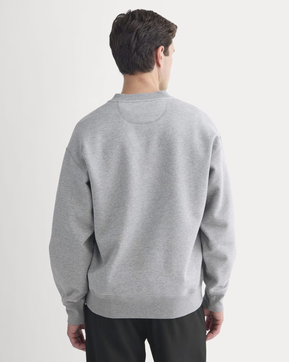 Luxe Fleece Half-Zip Pullover | Vintage Heather Grey - Image 5