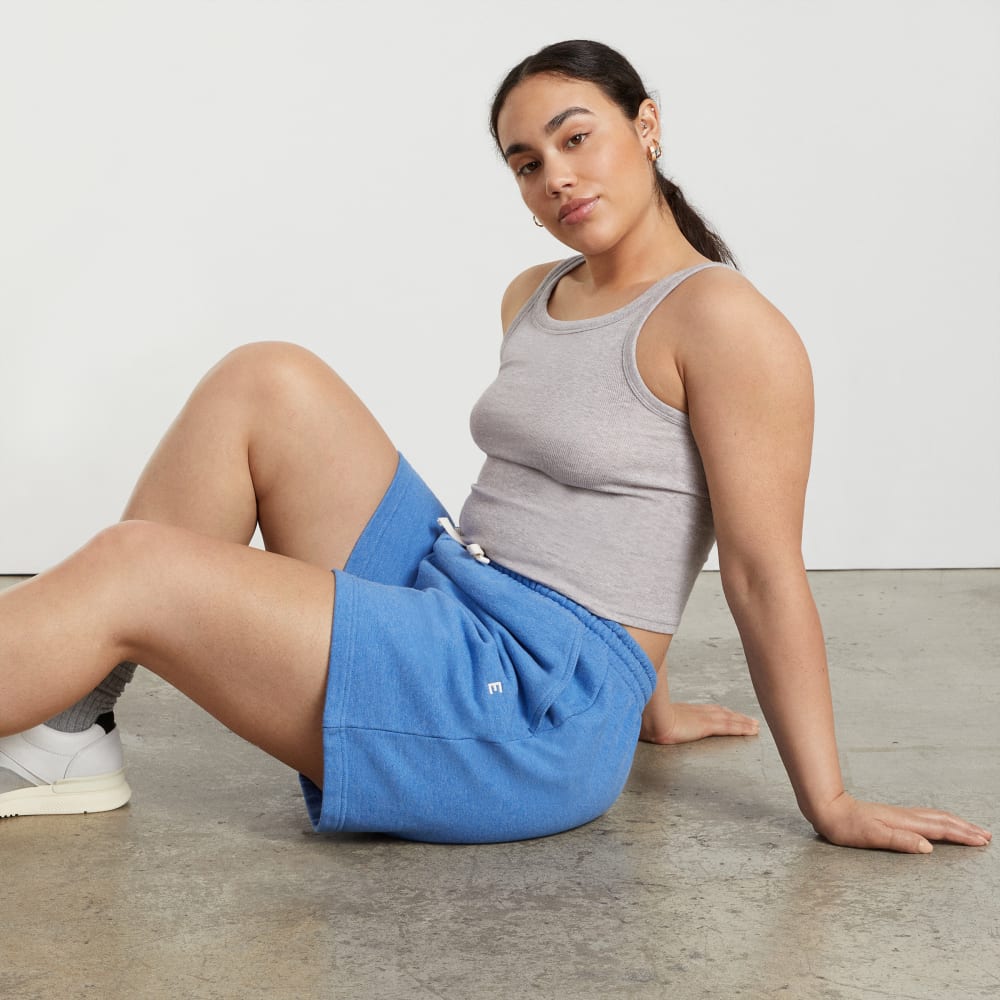 The Pima Micro-Rib Short Tank | Heathered Grey - Image 6