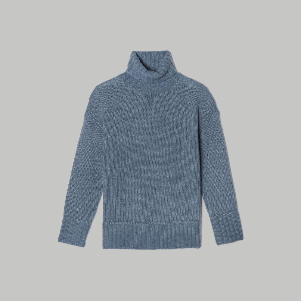 The Cloud Turtleneck | Faded Blue - Image 2
