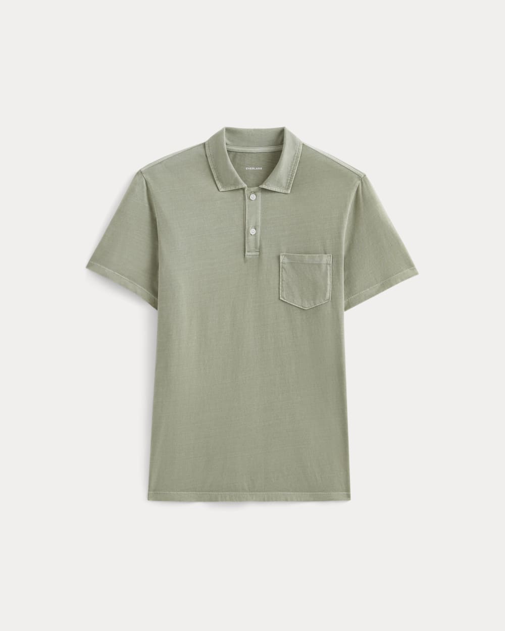 The Essential Organic Garment-Dyed Polo | Seagrass - Image 2