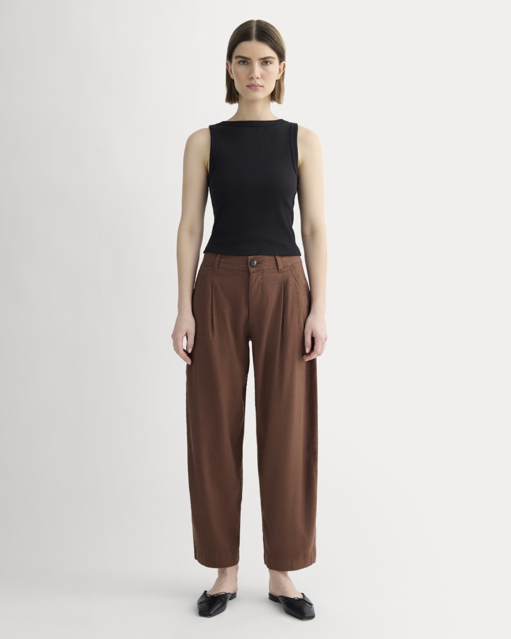 The Everywhere Pant in Stretch Linen | Cedarwood