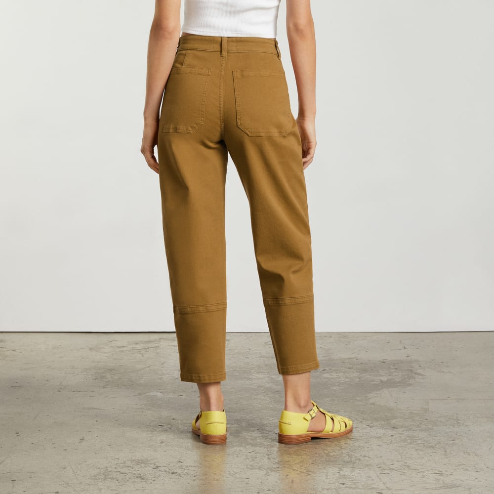 The Utility Barrel Pant | Golden Brown | Tall - Image 3