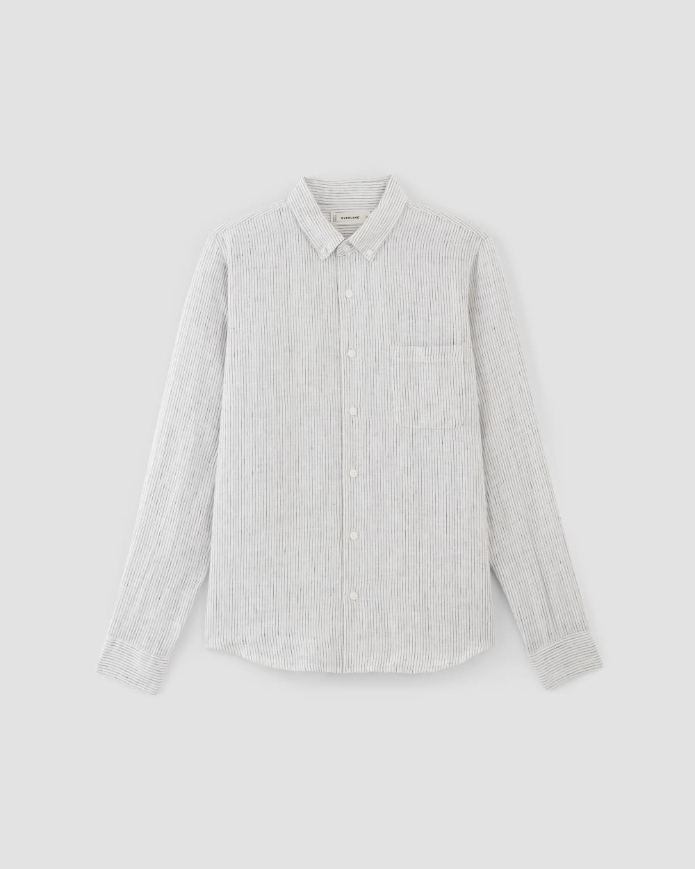 The Classic Shirt in Linen | White / Black - Image 2