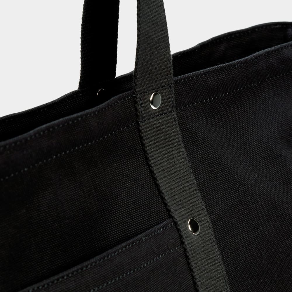 The Organic Canvas Weekender | Black - Image 4