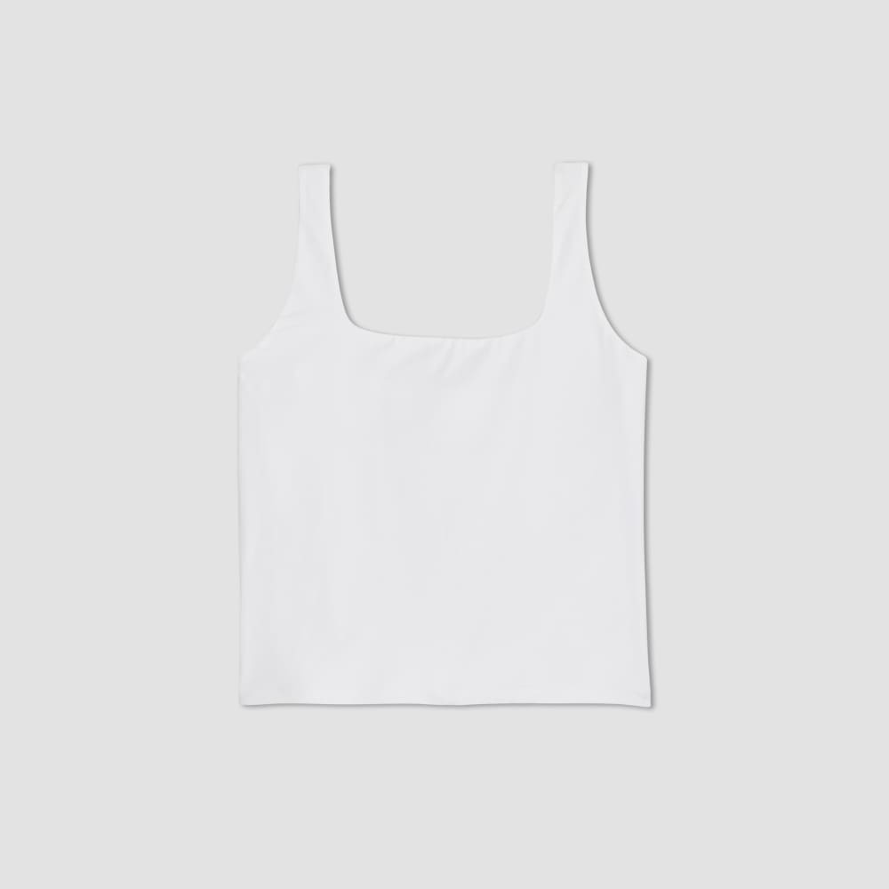 The Supima? Sleeveless Top | White - Image 2