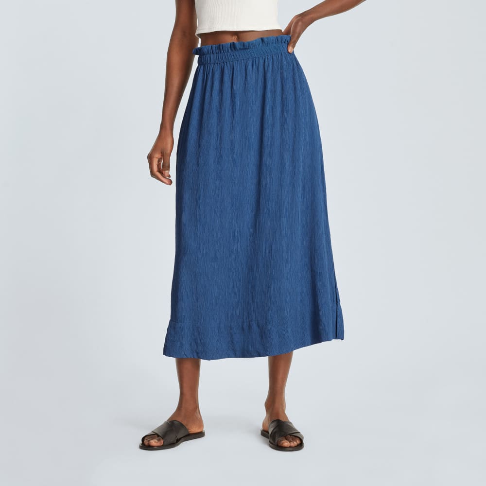 The Naia??Ripple Skirt | Deep Blue - Image 2