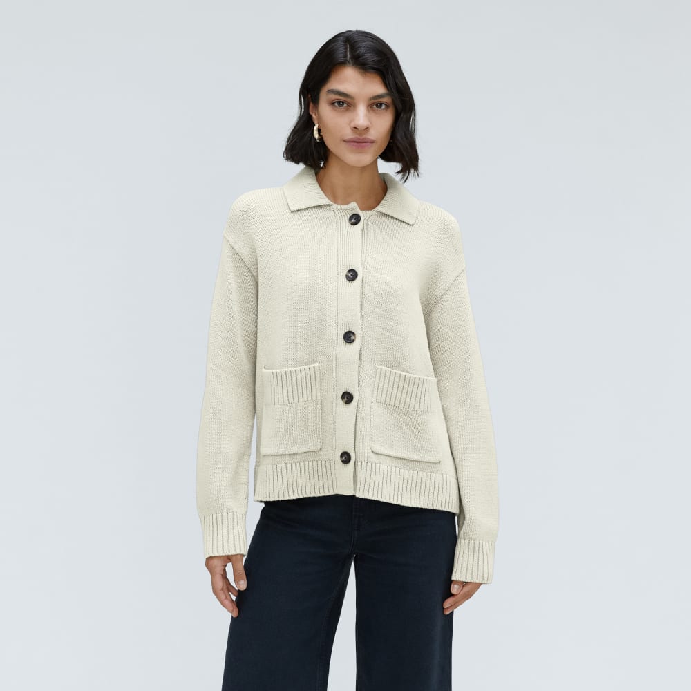 The Cotton Chore Sweater Jacket | Canvas