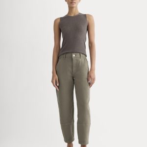 The Utility Barrel Pant | Taupe | Regular