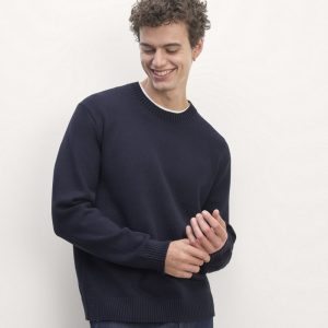 The Classic Sweater in Everyday Cotton | Navy