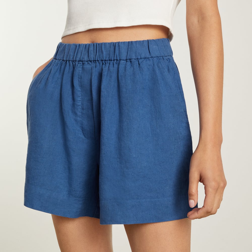 The Linen Boxer Short | Deep Blue - Image 6