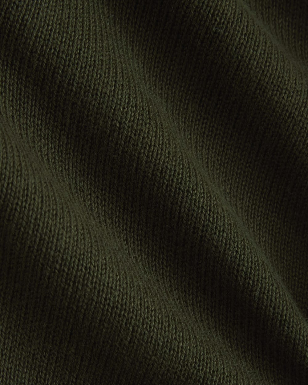 The Classic Cardigan in Everyday Cotton | Dark Green - Image 6