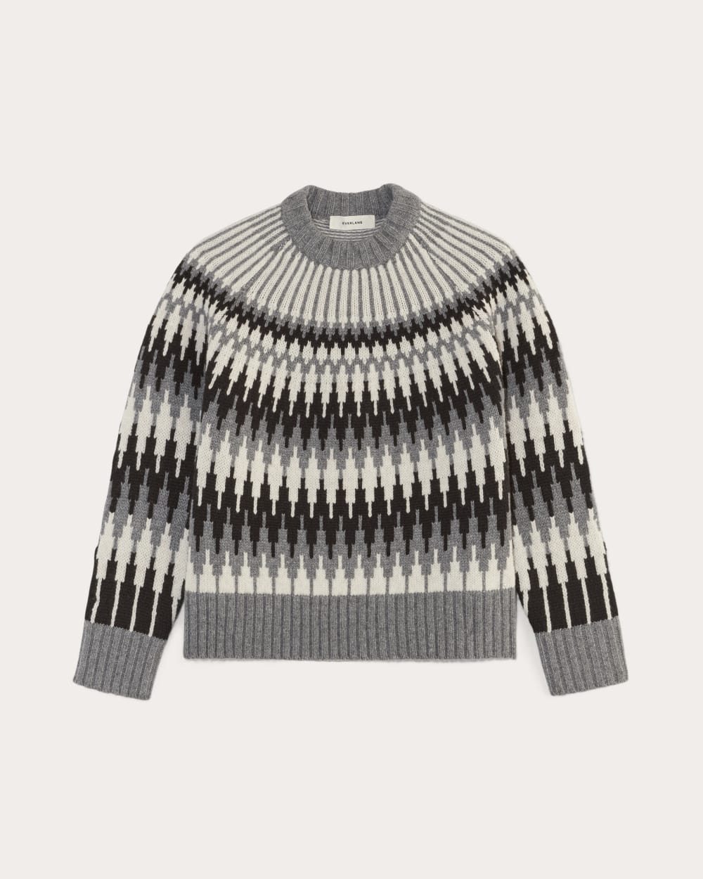The Fair Isle Crew | Grey / Black Fair Isle - Image 2