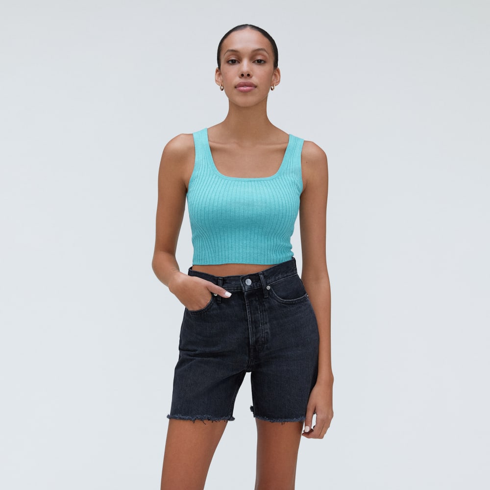 The Cotton-Merino Cami | Deep Turquoise - Image 2