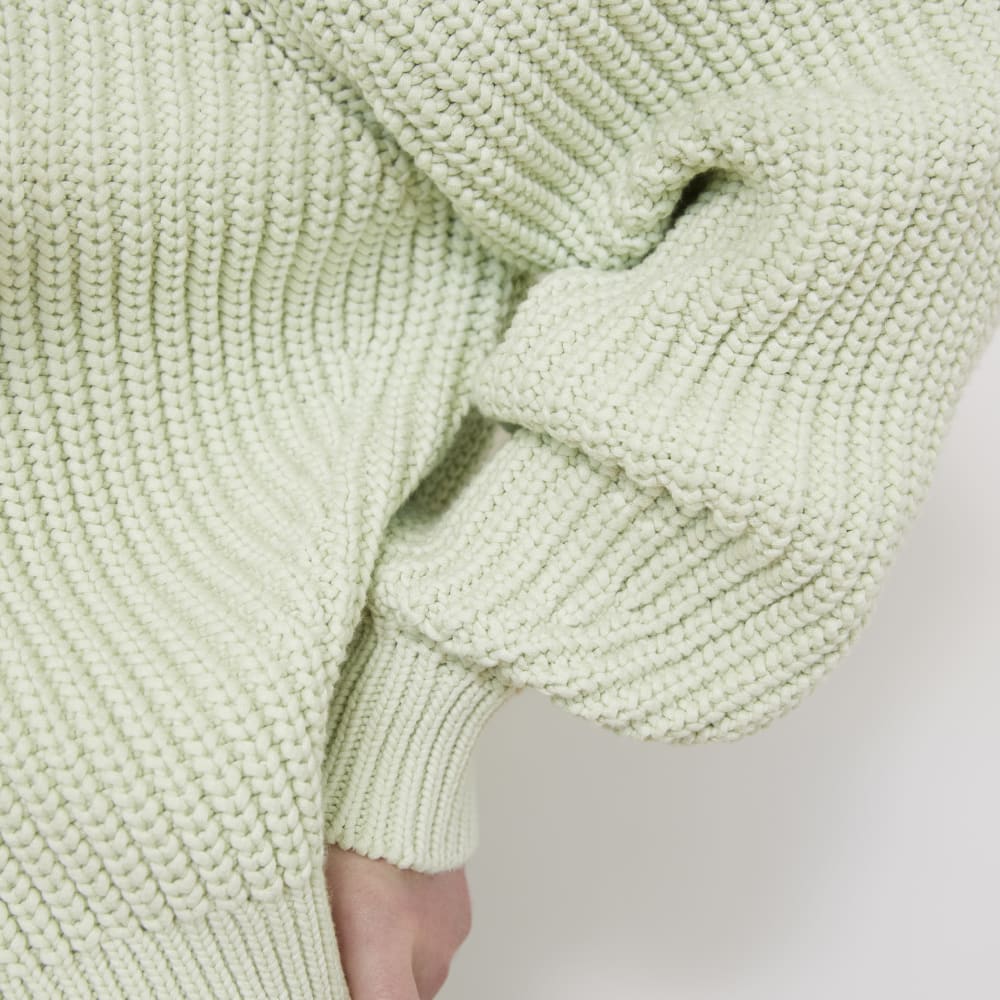 The Texture Cotton Cardigan | Seafoam Green - Image 9