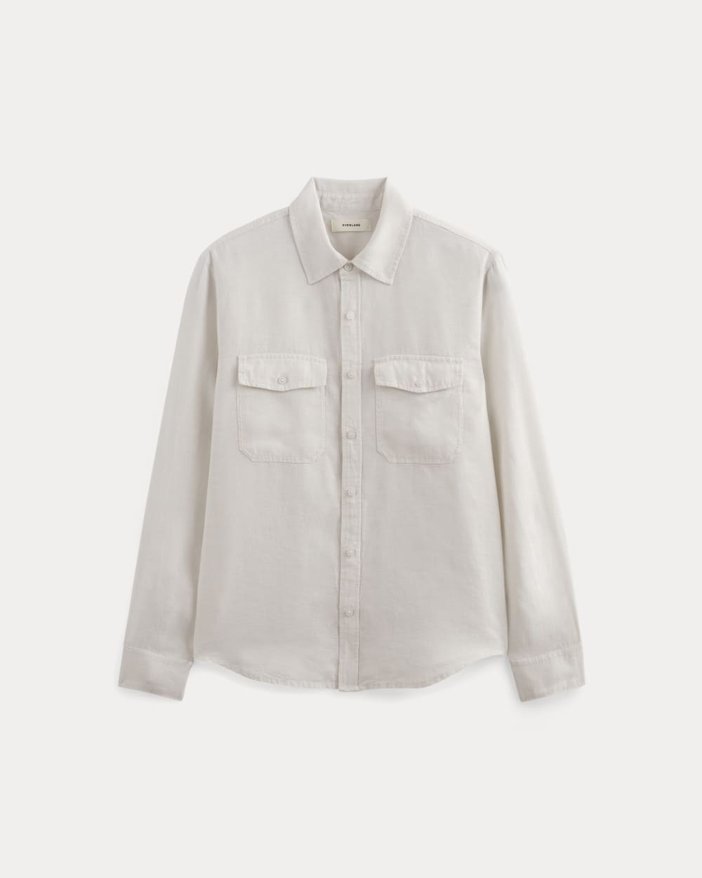 The Linen Utility Shirt | Natural Chambray - Image 2