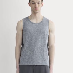 The Rec Performance Tank | Heathered Grey