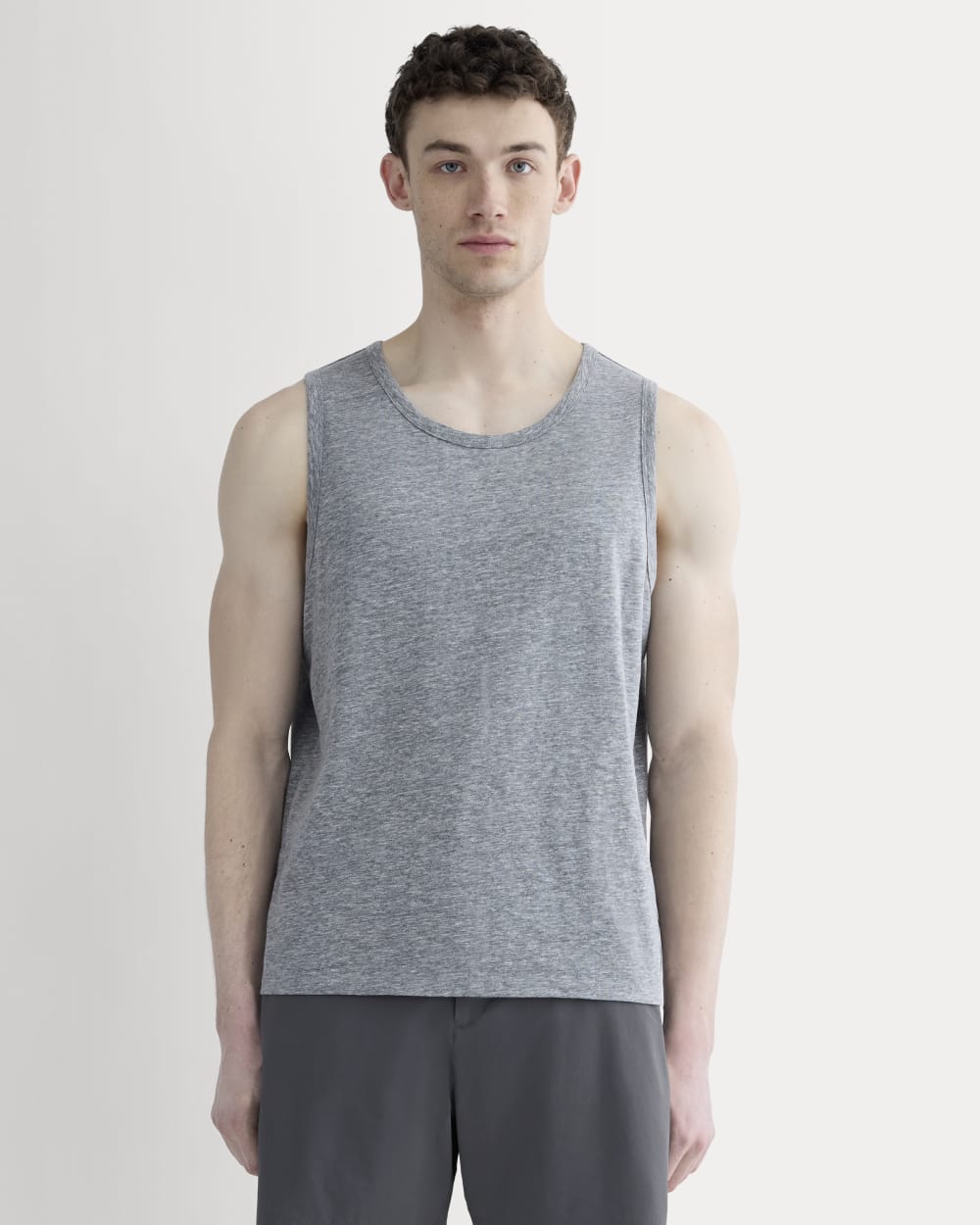 The Rec Performance Tank | Heathered Grey