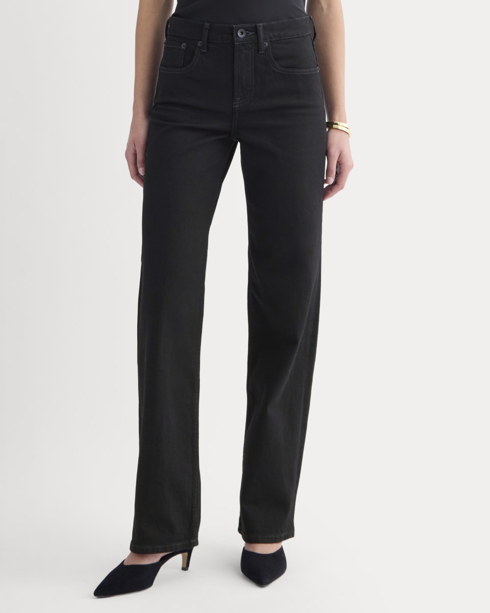 The Column Jean | Black | 31.5 Inseam - Image 3