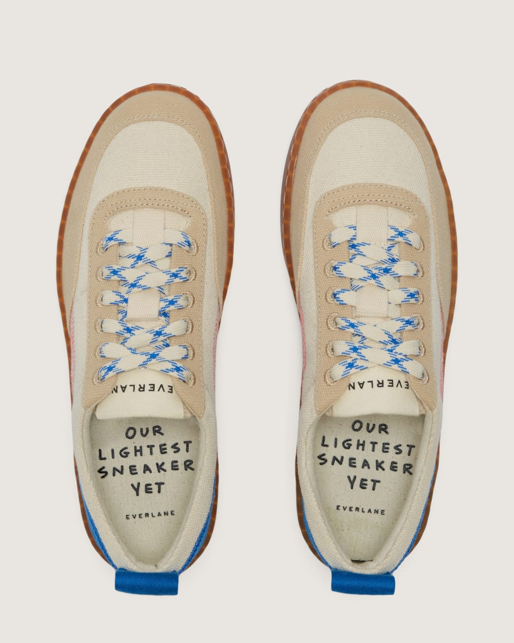 The Tread-Bare Sneaker | Canvas / Lapis Blue / Classic Red - Image 5