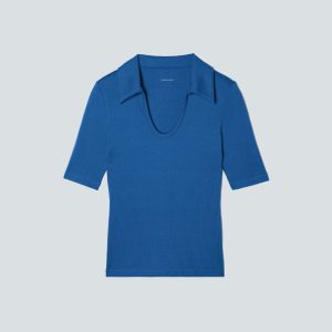 The Super-Soft Short Sleeve Polo | Lapis Blue