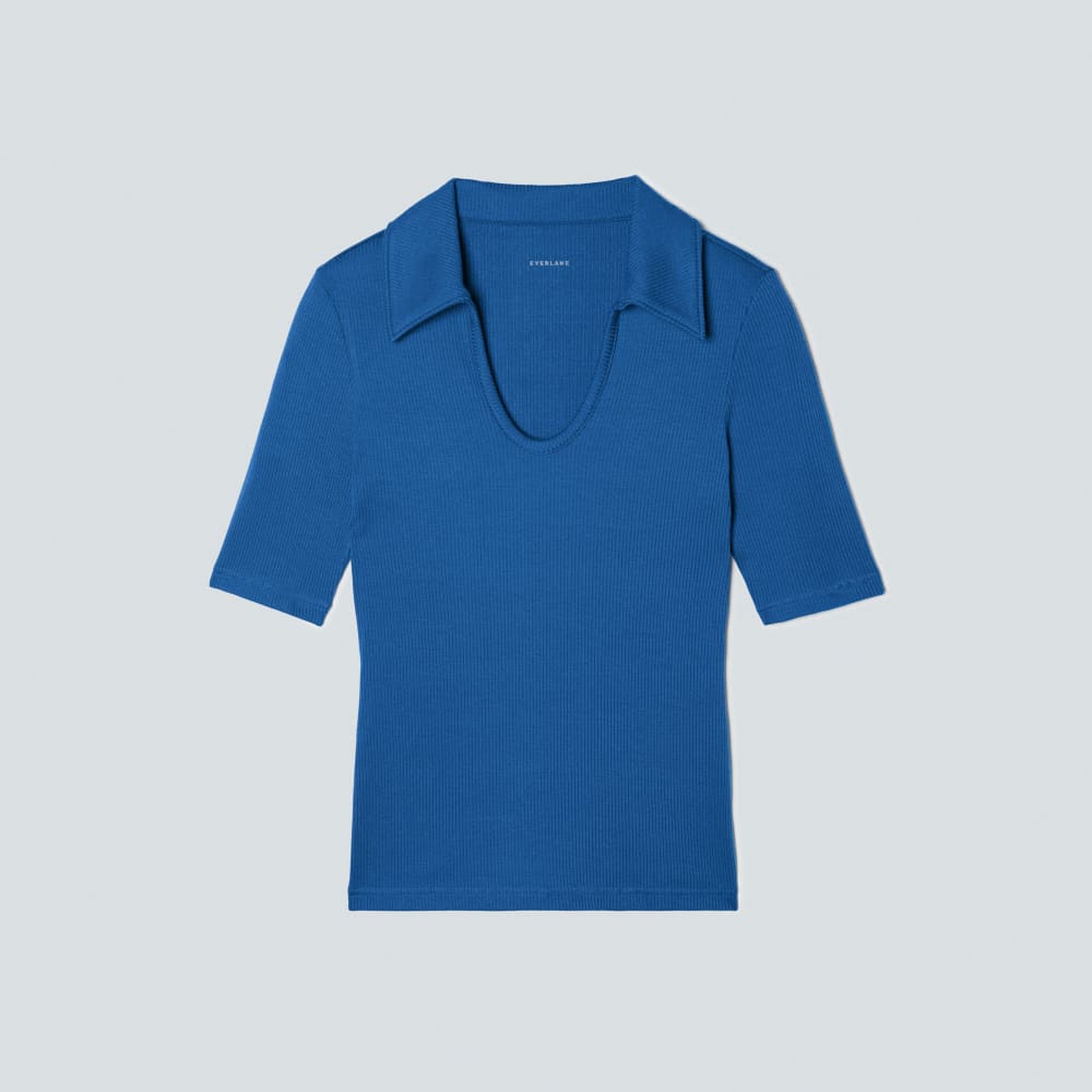 The Super-Soft Short Sleeve Polo | Lapis Blue