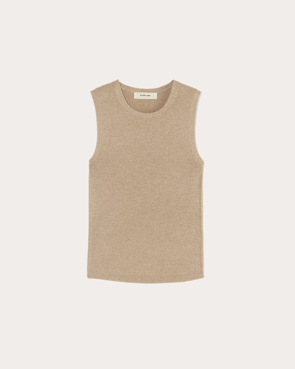 The Tank in Lurex Merino | Gold - Image 2