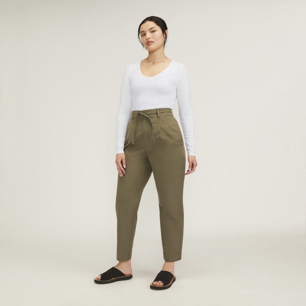 The Supima® Form Ballet Neck Tee | White - Image 5