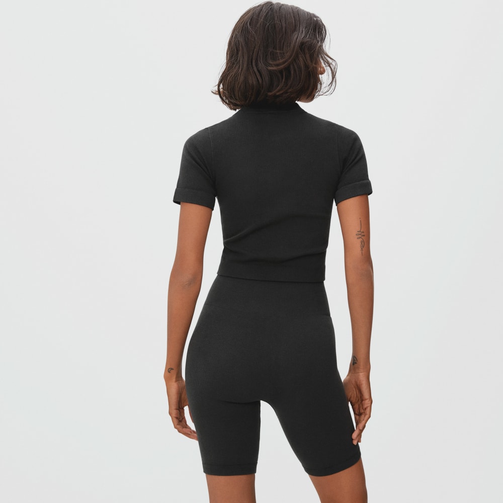 The Seamless Tee | Black - Image 4