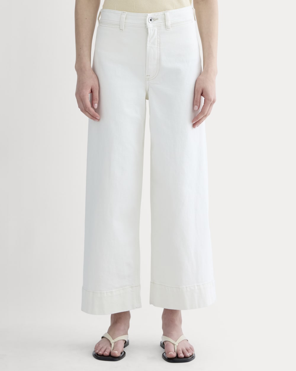The Mariner Cropped Jean | Calico Ecru - Image 3