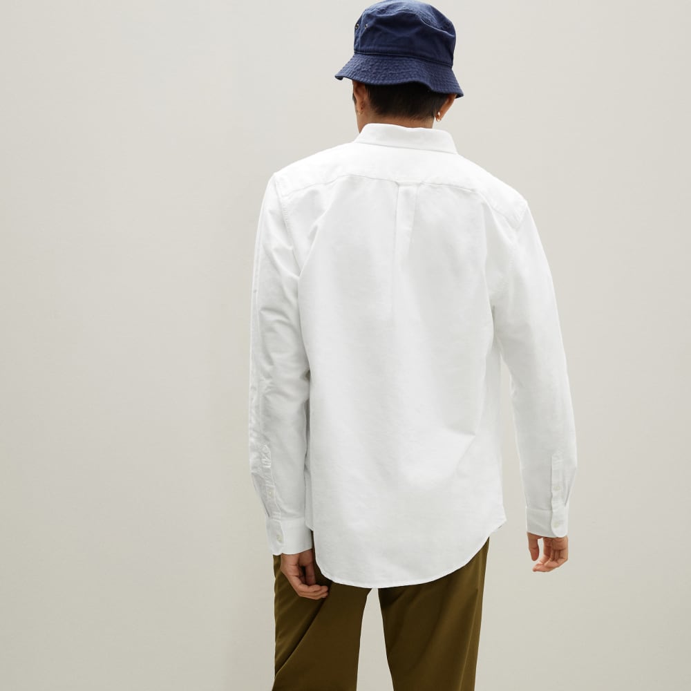 The Standard Fit Japanese Oxford Shirt | Uniform | White | Standard - Image 7